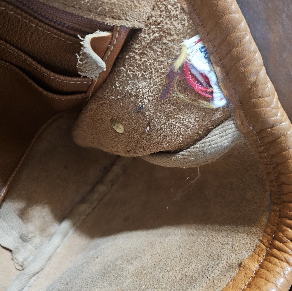 Vintage Dooney & Bourke Outback Loden Saddle Bag - Picture 3 of 6